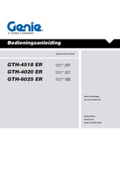 Terex Genie GTH-4518 R Bedieningshandleiding