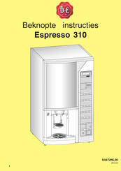 JDE Espresso 310 Instructies