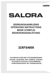 Salora 32XFS4000 Gebruiksaanwijzing