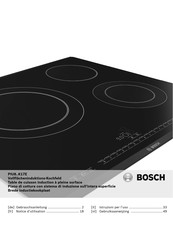 Bosch PIU8 K17E Series Gebruiksaanwijzing