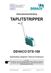 DEHACO DTS100 Gebruikershandleiding