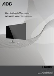 AOC 24T1Q Handleiding