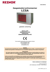 Reznor LCSA 35 Installatiehandleiding