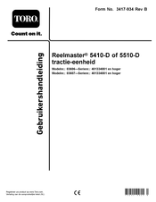 Toro Reelmaster 5410-D Gebruikershandleiding