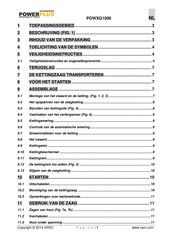 Powerplus GardenPro POWXG1006 Gebruiksaanwijzing