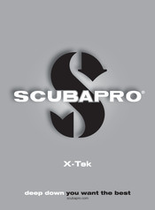 Scubapro X-Tek Gebruiksaanwijzing