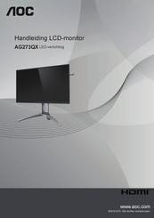 AOC AG273QX Handleiding