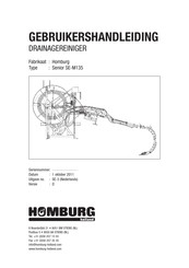 Homburg Holland SE-M135 Gebruikershandleiding