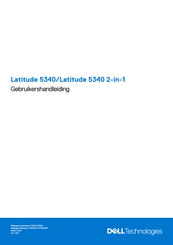 Dell Latitude 5340 2-in-1 Gebruikershandleiding