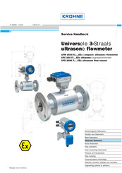 KROHNE UFM 3030 K EEx Series Handboek