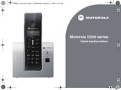 Motorola D200 Series Handleiding