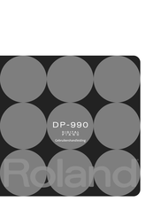 Roland DP-990 Gebruikershandleiding