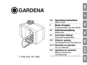 Gardena T 1030 card Gebruiksaanwijzing