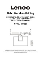 LENCO KDV-309 Gebruikershandleiding