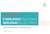 CITROEN E-BERLINGO MULTISPACE 2017 Instructieboekje