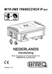 Briteq WTR-DMX Transceiver IP Mk2 Handleiding