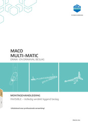 Maco Multi-Matic Montagehandleiding