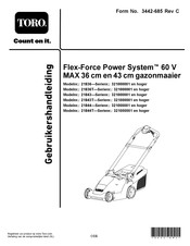 Toro 321000001 Gebruikershandleiding