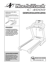 NordicTrack NETL19807.0 Gebruiksaanwijzing