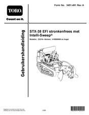 Toro STX-38 EFI Gebruikershandleiding