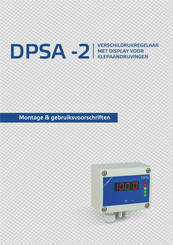 Sentera Controls DPSAF-2K0-2 Montagehandleiding