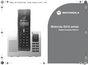 Motorola D210 Series Handleiding