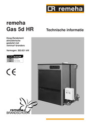 REMEHA Gas 5d HR Technische Handleiding