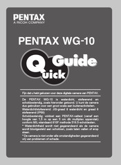 Ricoh PENTAX WG-10 Snelgids