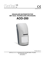 Satel AOD-200 Handleiding