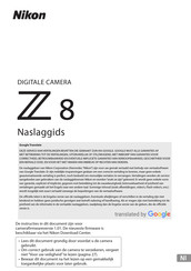 Nikon Z8 Naslaggids