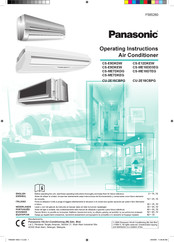 Panasonic CS-E12DKEW Handleiding