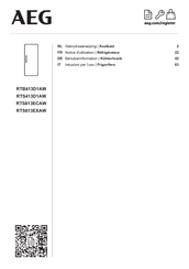 AEG RTS813EXAW Gebruiksaanwijzing