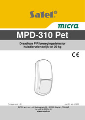 Satel micra MPD-310 Pet Handleiding