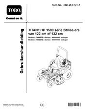 Toro 74466TE Gebruikershandleiding