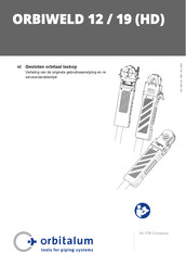 Orbitalum ORBIWELD 19 Gebruiksaanwijzing