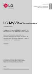 LG MyView 32SR83U Gebruikershandleiding