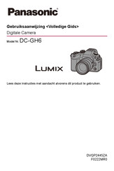 Panasonic Lumix DC-GH6E Gebruiksaanwijzing