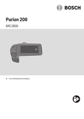 Bosch Purion 200 Gebruiksaanwijzing