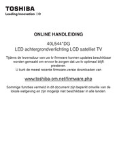 Toshiba 40L544 DG Series Online Handleiding