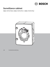 Bosch NBA-7070-PA0 Installatiehandleiding