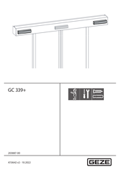 GEZE GC 339+ Gebruikershandleiding