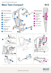 arjo Maxi Twin Compact Gebruiksaanwijzing