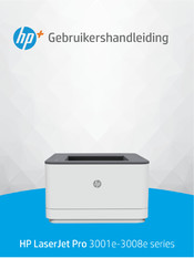 HP LaserJet Pro 3008e Series Gebruikershandleiding