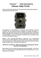 Technaxx TX-256 Gebruiksaanwijzing