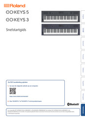 Roland GO:KEYS 5 Snelstartgids