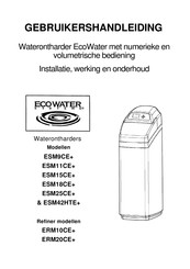 EcoWater Systems ERM10CE Plus Gebruikershandleiding