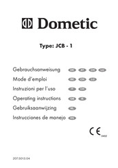 Dometic JCB-1 Gebruiksaanwijzing