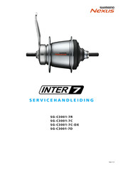 Shimano Nexus Inter7 SG-C3001-7D-DX Servicehandleiding