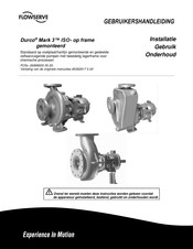 Flowserve Durco MARK 3 ISO MAG CBMM Gebruikershandleiding