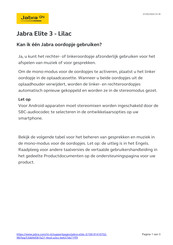 Jabra Elite 3 Active Korte Instructie